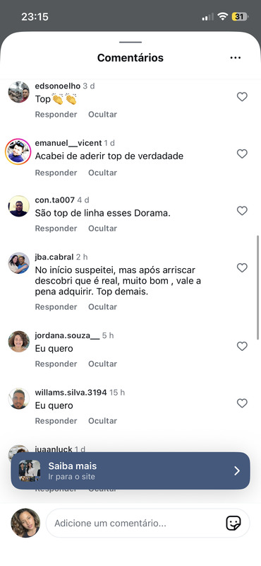 Depoimentos de usuários - Comentários positivos sobre o Doramaflix